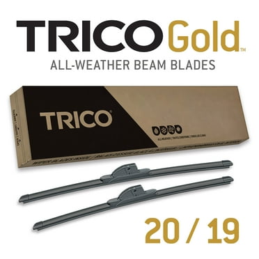 TRICO Gold 2 Pack All Weather Automotive Replacement Wiper Blades 20 and 19 Inch (18-2019)