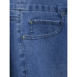 Time and Tru Women's Woven Pull On Capris - Walmart.com