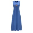 thumbnail image 1 of Vestido largo de verano para mujer, vestido de playa para mujer, ropa holgada, vestido Maxi para citas M, 1 of 7