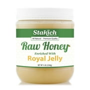 Stakich Royal Jelly Enriched Raw Honey, 5.0 Lb