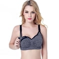 thumbnail image 2 of Mujeres Lactancia Bra Pad Cierre Frontal Embarazo Enfermería Ropa Ropa Interior Likrtyny Mujer, 2 of 6