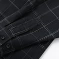 thumbnail image 6 of Busydd Mens Shirts Plus Size M-5XL Fashion Plaid Cotton Long Sleeve Shirt Turndown Collar Button Up Shirt Comfy Oversized Casual Shirts, 6 of 8