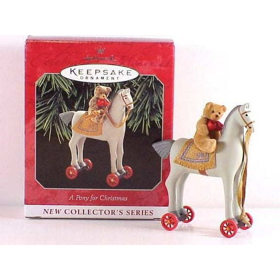 Hallmark Ornament: 1998 A Pony for Christmas | QX6316 | 1st in Series