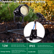 thumbnail image 4 of Conectores para iluminación de jardines, fijación rápida y sencilla con tornillos para cables de bajo voltaje, durabilidad robusta para uso en exteriores, garantía confiable para una iluminación de, 4 of 5