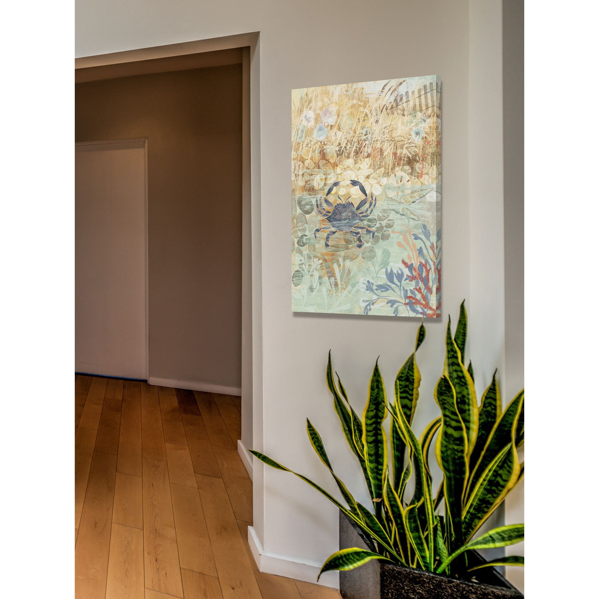 Marmont Hill "Floral Frenzy Coastal III" Painting Print on Canvas