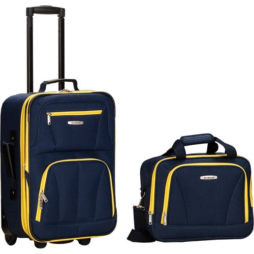 Rockland Rockland Luggage Rio SoftSide 2Piece CarryOn Luggage Set