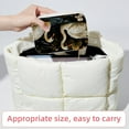 thumbnail image 6 of Swan Velvet Portable Jewelry Organizer with Removable Compartment - Necklace Holder and Gift Box, 6 of 7