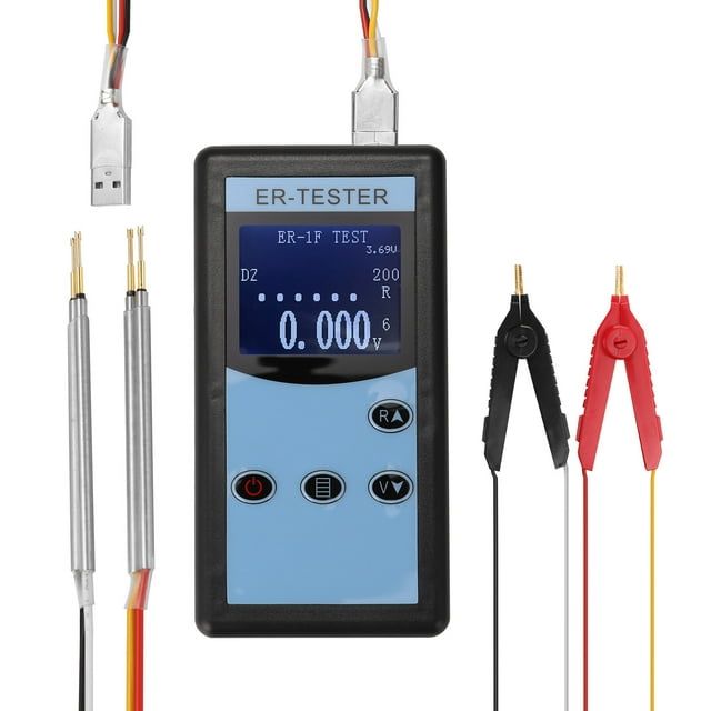 Labymos 0.01mΩ~200Ω Battery Internal Resistance Tester Four-wire Battery Voltage Resistance Testing Tool Lithium Nickel Hydrogen
