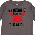 thumbnail image 4 of Inktastic My Godfather Loves Me Godchild Boys or Girls Long Sleeve Toddler T-Shirt, 4 of 5