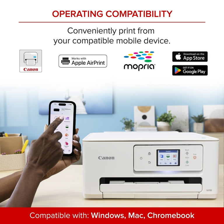 Canon PIXMA TS7722 Multi-Function, Wireless Color Inkjet Printer