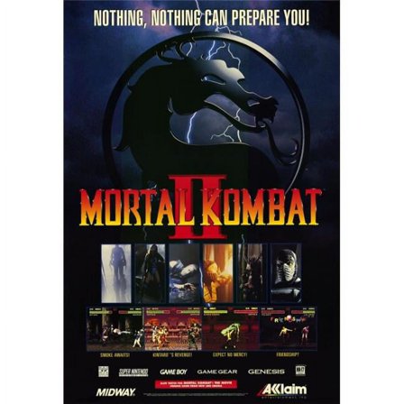 Pop Culture Graphics  Mortal Kombat VG Movie Poster - 11 x 17