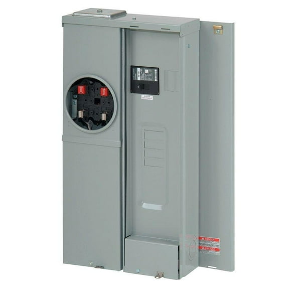 Eaton 200 Amp 4-Space 8-Circuit EUSERC BR Type Main Meter Breaker Ranch ...