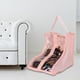 thumbnail image 3 of Bolsa de almacenamiento portátil para exteriores, lavable, a prueba de polvo, para zapatos deportivos, tacón alto, viaje, color rosa, 3 of 8