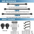 thumbnail image 4 of Urbanest Iron Hammered Ball Curtain 3/4" Rod, Black, 84"-120", 4 of 6