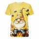 thumbnail image 4 of Tops de Cuello Redondo para Mujeres Casual de Moda Impresa Camiseta de Manga Corta para Uso Diario Y de Fiesta, 4 of 5