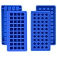 thumbnail image 3 of Silicone Ice Blcok Mold Mini Round Ice Ball Tray Freezer Ice Cube Maker Food Grade Reusbale Ice Moulds (Heart and Square), 3 of 7