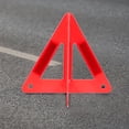 thumbnail image 2 of HLONK Emergency Triangle Reflective Roadside Triangles Safety Pvc Car Trunk Accessories Signs Warning Red, 2 of 6