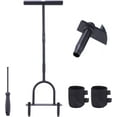 thumbnail image 1 of Core Aerator Lawn Tool, 39-Inch Manual Plug Coring Tool Grass Aerator with Storage Bags & Cleaning Tool Aerate Lawn Tools Yard Aeration Tool Garden Tool for Compact Soil Black, 1 of 5