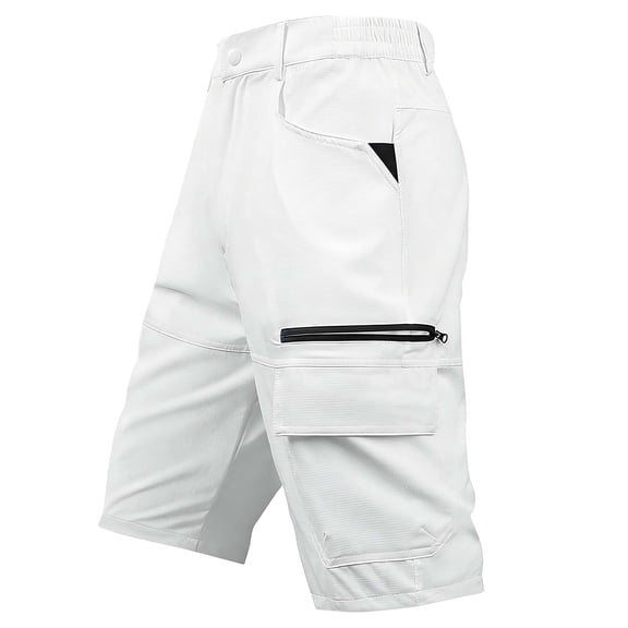 Yaoyar Men's Hiking Cargo Shorts Quick Dry Lightweight Casual Summer Outdoor Golf Shorts with Zipper Pockets