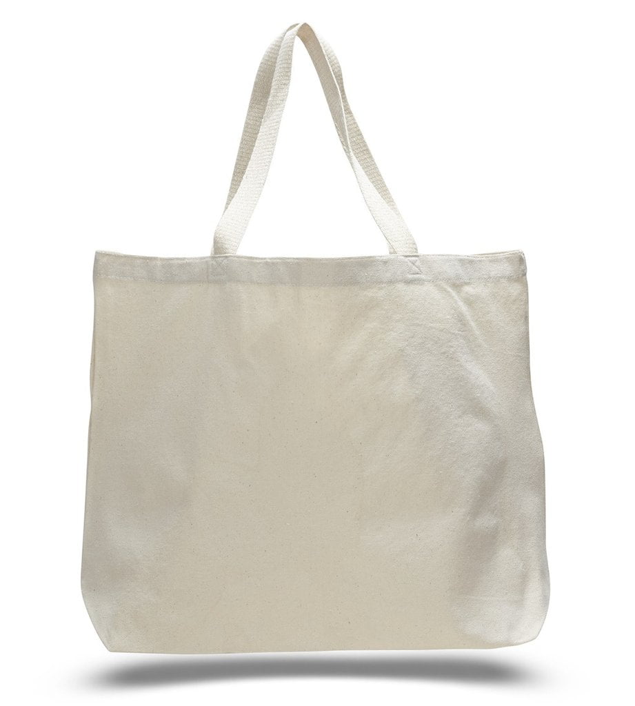 Heavy Canvas Extra Large Tote Bag 6 Black