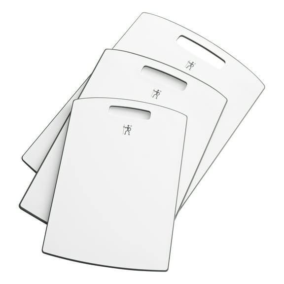 Henckels 3-pc Plastic Cutting Board Set - Grey Trim