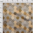 thumbnail image 3 of oneOone Velvet Tan Fabric Geometric Fabric For Sewing Printed Craft Fabric By The Yard 58 Inch Wide, 3 of 7