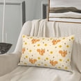 thumbnail image 5 of Lsque Squirrel And Leaves Pattern Pillow Case – Soft & Cozy Throw Pillow Cover, Hypoallergenic Cushion Case for Sleeping Women with Envelope Closure-14"x20", 5 of 6
