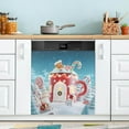 thumbnail image 5 of Coolnut Christmas 3D Beautiful Fairy House Dishwasher Magnet Cover 23"Wx26"H , Farmhouse Kitchen Dishwasher Cover Magnetic Appliance Covers Door Stickers for Kitchen Home Cabinet Decals, 5 of 6