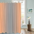 thumbnail image 3 of Fabric Shower Curtain Ombre Abstract Gradient Coral Pink and Gray Shower Curtains with 12 Hooks Waterproof Machine Washable Bath Curtains for Bathroom, 48x 72in, 3 of 6