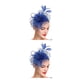 thumbnail image 1 of Qarigey Tocado de boda con flores para el pelo, fino, exquisito, ahorro de espacio, europeo, Simple, para fiesta, tocado, cabeza nupcial, Azul claro 2piezas, 1 of 6