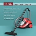 thumbnail image 4 of Costway Vacuum Cleaner Canister Bagless Cord Rewind Washable Filter Carpet, 4 of 10