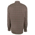 thumbnail image 2 of Men's Slim Fit Plaid Print Long Sleeves Shirt-C-XX-Large, 2 of 4