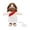 White#B, variant on Magnetic Shoulder Animal Plush Toy, Cute Sloth Monkey Stuffed Animal That Sits on Shoulder, Interactive Soft Buddy for Desk Decor, Funny Novelty Gift for Friend