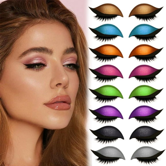 AOOOWER Reusable not glues Needed Eyelashes Patches Comfortable Wear Easy Application For Beginners