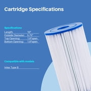 Filters4you- F4Y- PLF-INTB Pool Filter Replacement for 56611/E - Filter Pump Chlorine Generator, 56621/E - 4000 gal/hour Filter Pump, 58621 (pre-2004) Filter Cartridges, Removes Dust,Sand-1 pack