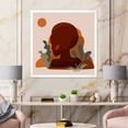 thumbnail image 3 of Designart 'Minimal Silhouette Of African American Woman' Modern Framed Art Print, 3 of 4