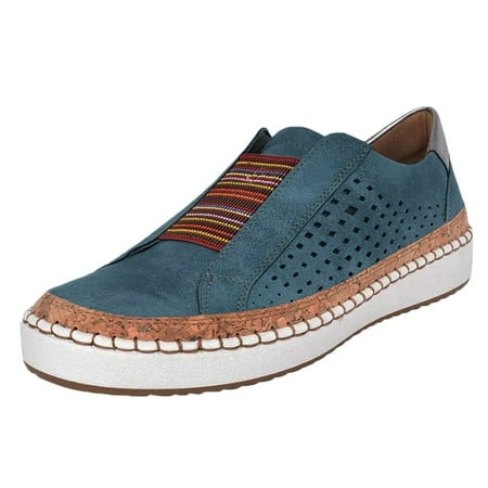 

Sneakers for Women Toe On Slip Flat with Hollow Out Casual Round Casual Shoes