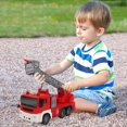 thumbnail image 7 of ArtCreativity Light Up Ladder Fire Truck, Red Firetruck Toys for Kids with Lights, Sounds, Water-Spraying Hose, and Extendable Ladder, Light-Up Push and Go Firefighter Toys for Kids, Great Gift Idea, 7 of 7