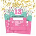 thumbnail image 2 of Darling Souvenir Multicolor Birthday Invitation Card Printable Fill or Write In Blank Invites Party Supplies Pack Of 28 5 x 7 Inches, 2 of 5