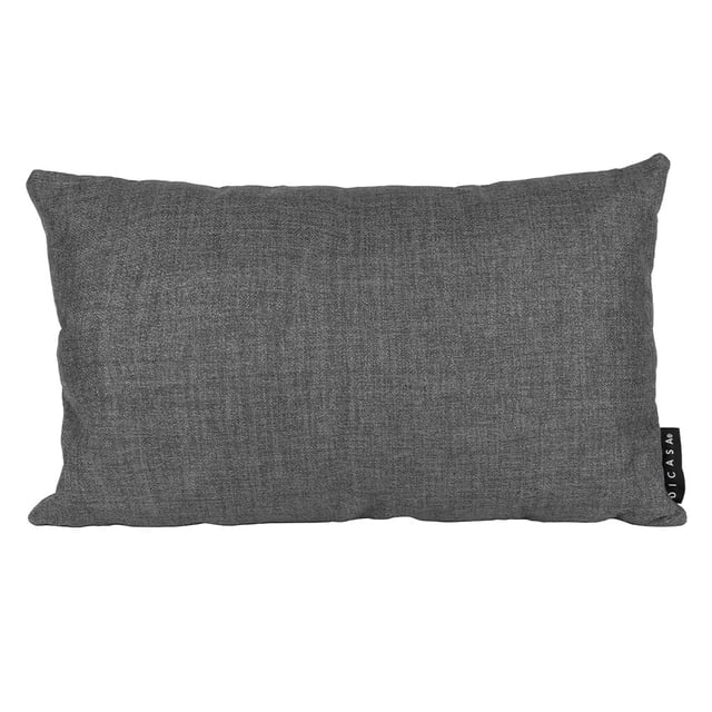 Cojin Riñonera Decorativa Rectangular Belucci Steel Gris Oscuro
