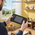 thumbnail image 2 of KRONDO Silicone Protective Case for R36H Handheld Game Console, Anti-Scratch Washable Soft Sleeve Cover with Lanyard, Waterproof Shockproof Black, 15.4x7.9cm, 2 of 8