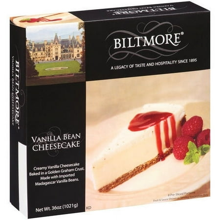 Biltmore Gourmet Vanilla Bean Cheesecake, 36 oz