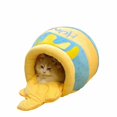 thumbnail image 2 of Cozy Enclosed Plush Pet Bed for Cats and Dogs Winter Warm House Soft Kennel Universal Comfort Cushion Nest, 2 of 2