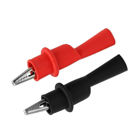 Lightweight Insulated Full Protective Multimeter Clamp Probe Clips 1000W 10A Rubber & Metal Made