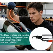 Windshield Removal Tool Kit – Heavy Duty Automotive Glass Cold Knife Cut-Out Tool with Pull Handle & Replacement Blades, Universal Car Windshield Sealant Cutter