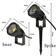 thumbnail image 4 of Lámpara de césped para jardín COB de nuevo estilo, 220 V, 110 V, 12 V, luz LED para exteriores con punta de 3 W, 5 W, focos impermeables para paisajes y caminos, 4 of 5