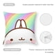 thumbnail image 5 of Molang Fundas de almohada de terciopelo con tema, regalos de funda de almohada, decoración para el hogar, cojín de lanzar, regalo de cumpleaños para fans y parejas. 45cm x 45cm., 5 of 6