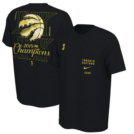 Toronto Raptors Nike 2019 NBA Finals Champions Celebration Expressive Performance T-Shirt - Black - (Best Nba T Shirts)