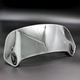 thumbnail image 4 of Motorcycle Universal Windshield Extension Spoiler Windscreen Deflector With Adjustable Clip Grey, 4 of 5