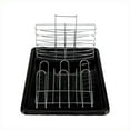 thumbnail image 7 of Dish Drying Rack and Drain Board Set with Removable Utensil Holder 6 Cup Hangers for Kitchen Counter, 7 of 7